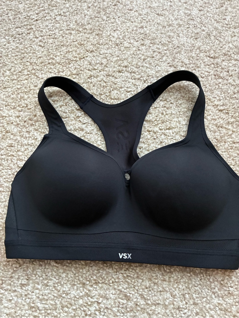VSX Black Racerback Molded Sports Bra
